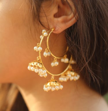 eaarings. online jewellery. hoops. jhumkas. premium earrings. studs