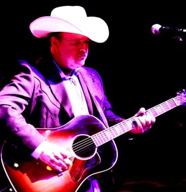 Guitarist at a business event - Burke Long