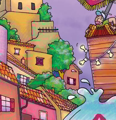 Affiches et flyers Fête dans la ville