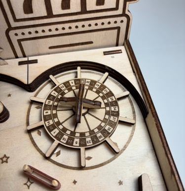 Casino laser cut pinball machine detail, DXF files
