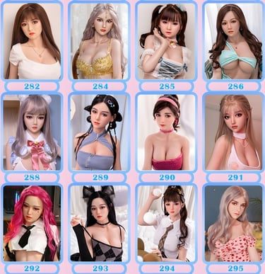 visages poupée réaliste silicone DDF