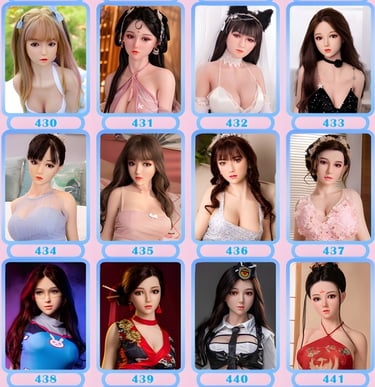 visages poupée réaliste silicone DDF