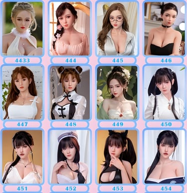 visages poupée réaliste silicone DDF