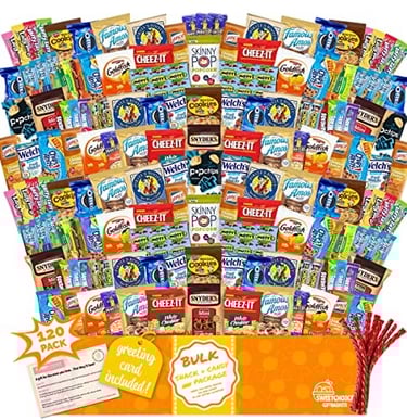Snack Box Care Package (120 Count)