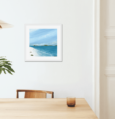 a table with a vase and a vase on it