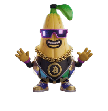 a banana bananafruit wearing a costume