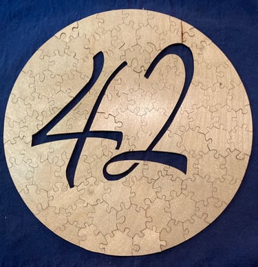 "42" jigsaw puzzle