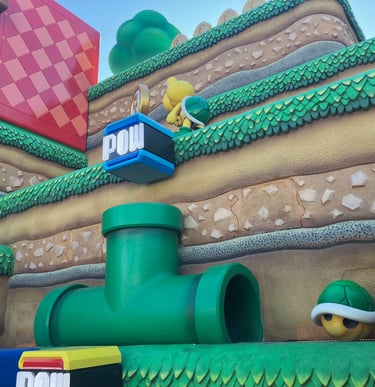 Super Nintendo World - POW Block Mini-game