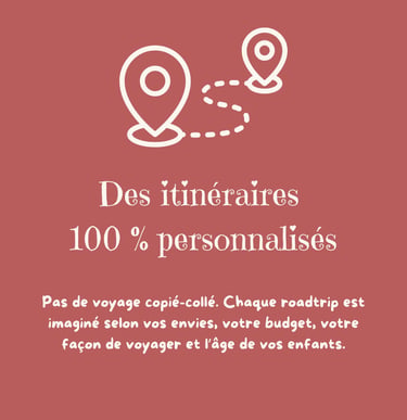 itinéraires personnalisés