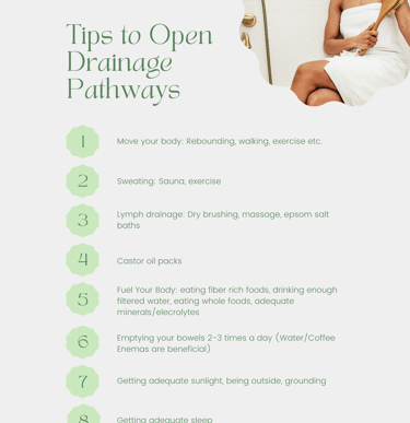 Tips to open drainage pathways free handout