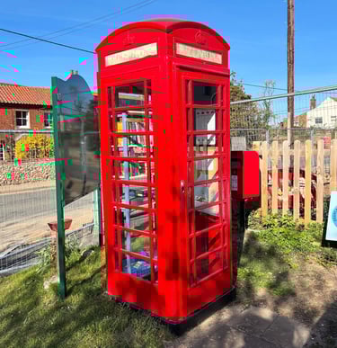 Brancaster Phone Box book exchange
