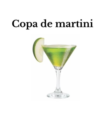 Copa de martini en alquiler