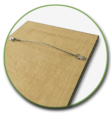 Back view of  Custom Family Tree Art framed fine art print with dust cover