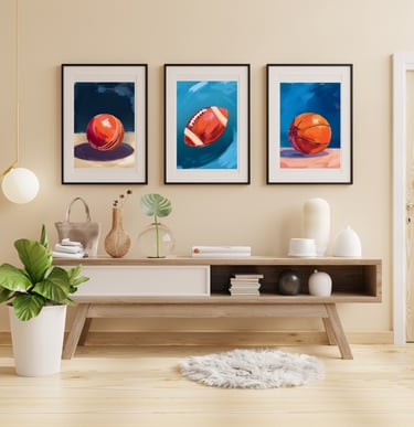 Eco-friendly sports premium wall art