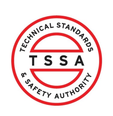 Official Technical Standards and Safety Authority (TSSA) logo for public safety and compliance.