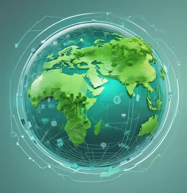 A dynamic warehouse scene showing eco-friendly materials being carefully handled and prepared for shipment.