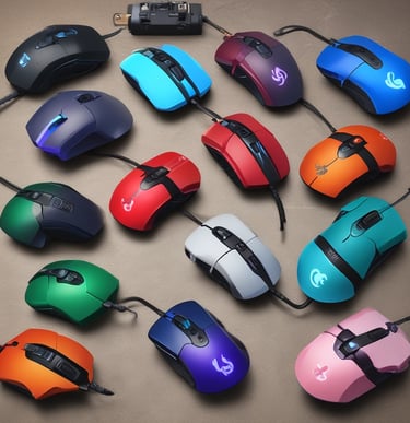 High precision gaming mouse for competitive play