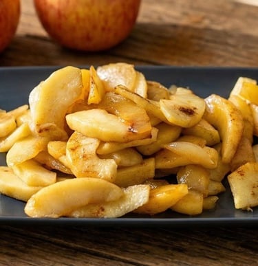 Caramelized apples at home without sugar recipe