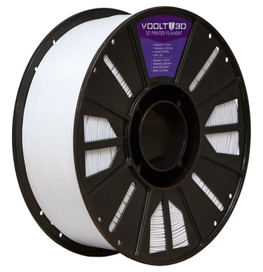 Filamento Voolt3D  ABS cor branco dental premium 1kg