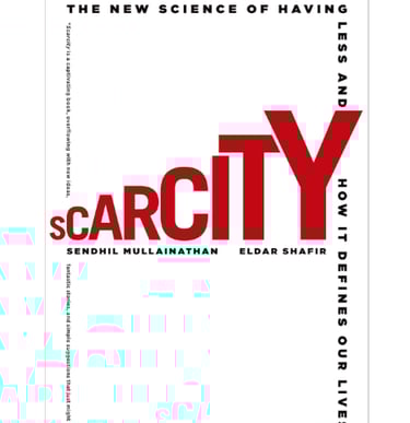 Scarcity- Sendhil Mullainathan & Eldar Shafir