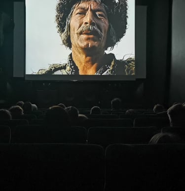 Ukrainian support screening of Shadows of Forgotten Ancestors courtesy of Dovzhenko Centre in Kyev