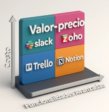 Matriz comparativa costo-funcionalidad herramientas generación leads 2025