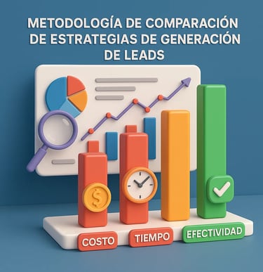 Metodología de comparación para evaluar las mejores estrategias generación leads