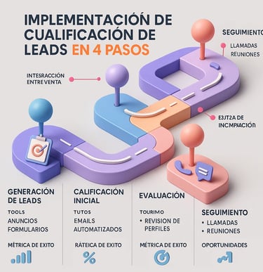 Sistema de implementación para gestionar qué es lead cualificado en un negocio
