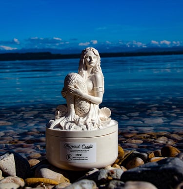 Mermaid Candle by Rangliciene