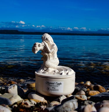 Mermaid Candle by Rangliciene