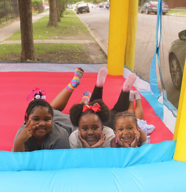 365 We Thrive Community Activation Auburn Gresham with 3 younger youth