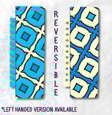 relaxing patterns snap-in reversible bookmark