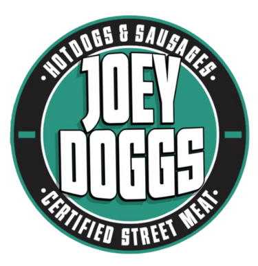 Joey Doggs logo with a transparent background