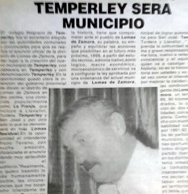 Bruno Tavano, inendente de Lomas de Zamora