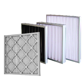 ahu filter fream filtration methods available box, pleated, zig-zag