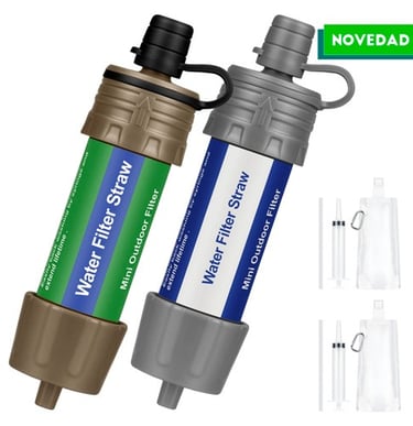ENONEO 5000L Personal Filtro de Agua Aire Libre Portátil Mini