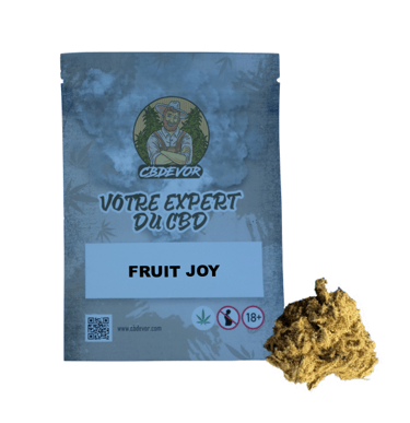 Un sachet avec une fleur (FRUIT JOY)