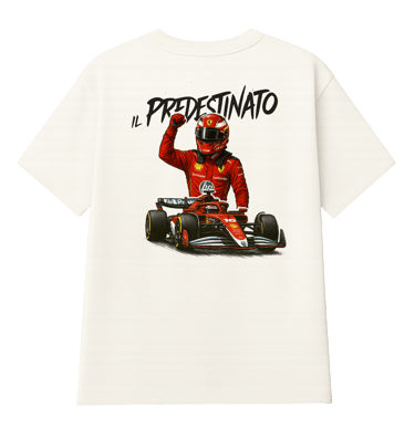 T-shirt di Charles Leclerc, design Noline dedicato Formula1