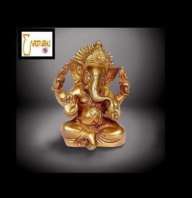 Ganesh statue brass