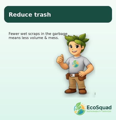 Reduce waste and trash