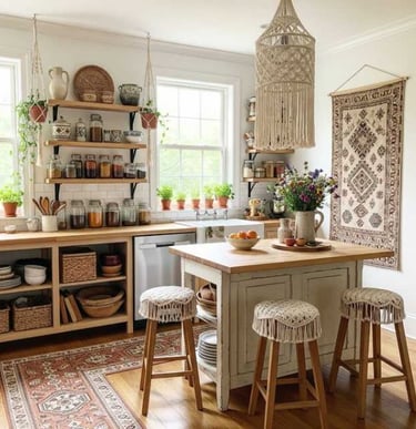 Bohemian Kitchen Decor Ideas: Light, Airy, and Neutral Designs for Comfort