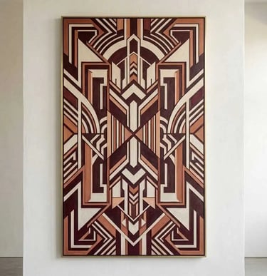 How to Choose Wall Art in Neo Deco Interiors: Scale, Symmetry, and Impact