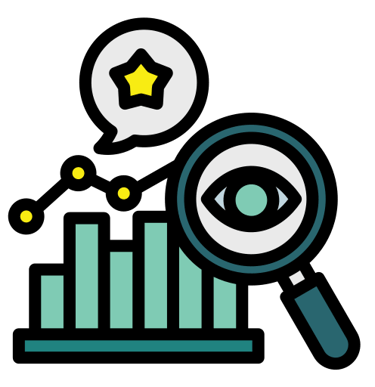 Increasing online visibility icon
