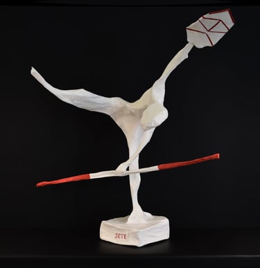 jouteurs sculpture Sète