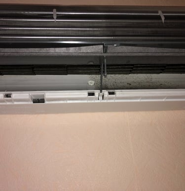 Nettoyage d'une carcasse unité intérieure Climatisation DAIKIN