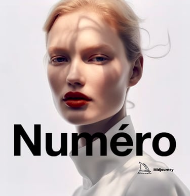 a woman with red lipstick and a white shirt. Numero Magazine, Pierre Cauret art direction creative  