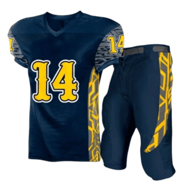 Custom American Football Uniform – Premium 100% Polyester, Stretch Fabric, Full Team Customization