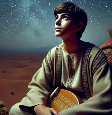 Ablesah was Kay's earlier lifetime. He was a Zoroastrian musician who played music from the stars.