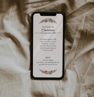 Faire part numérique 