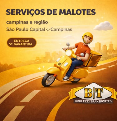Serviço de malotes Campinas para São Paulo – Brulezzi Transportes